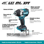 CLÉ À CHOCS 1/2'' BRUSHLESS 18V LXT (ANNEAU)
