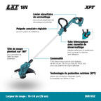 COUPE-HERBE 10-1/4'' 18V LXT
