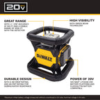 ENSEMBLE NIVEAU LASER ROTATIF VERT 20V MAX