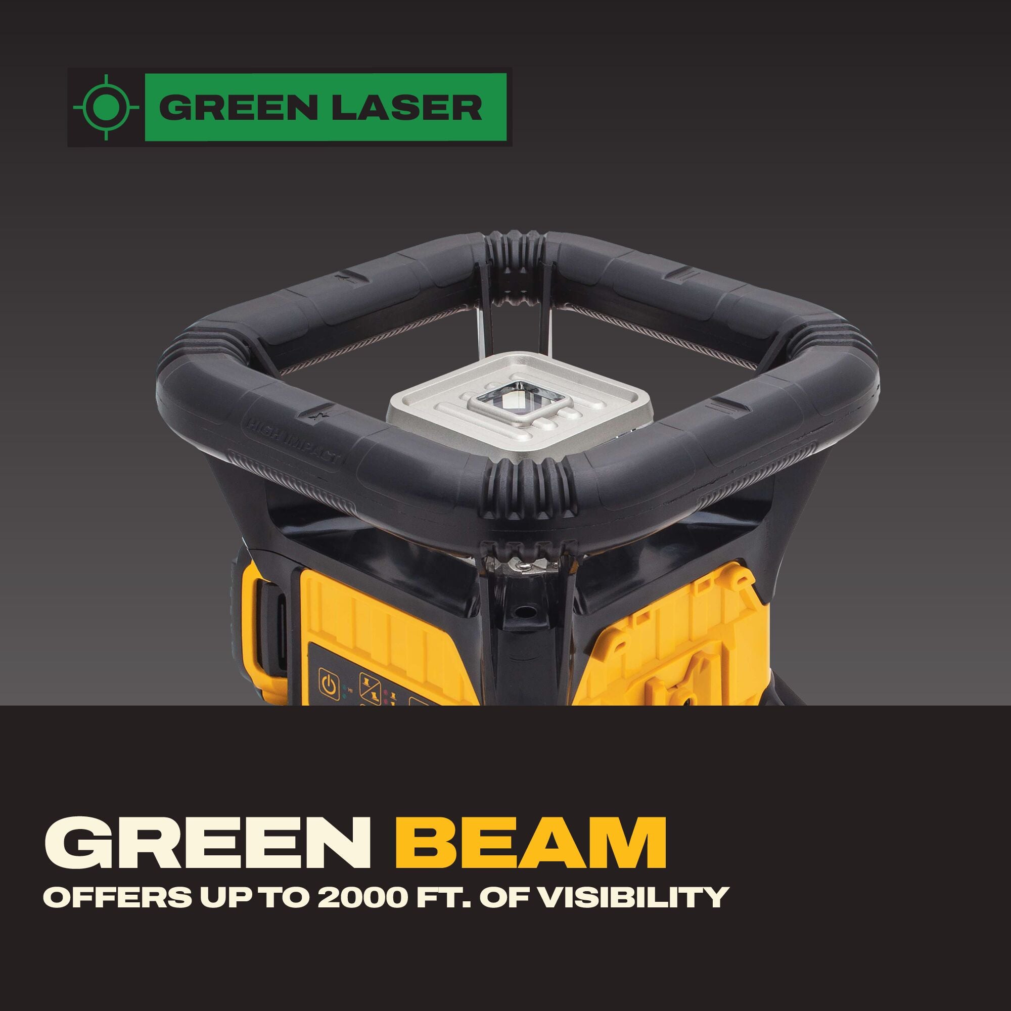 ENSEMBLE NIVEAU LASER ROTATIF VERT 20V MAX