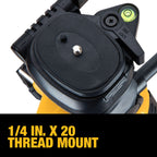 TRIPOD FOR LASER LEVEL WITH TILTING HEAD