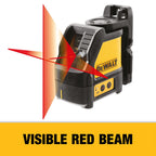 2-BEAM SELF-LEVELLING RED LASER (ALKALINE)