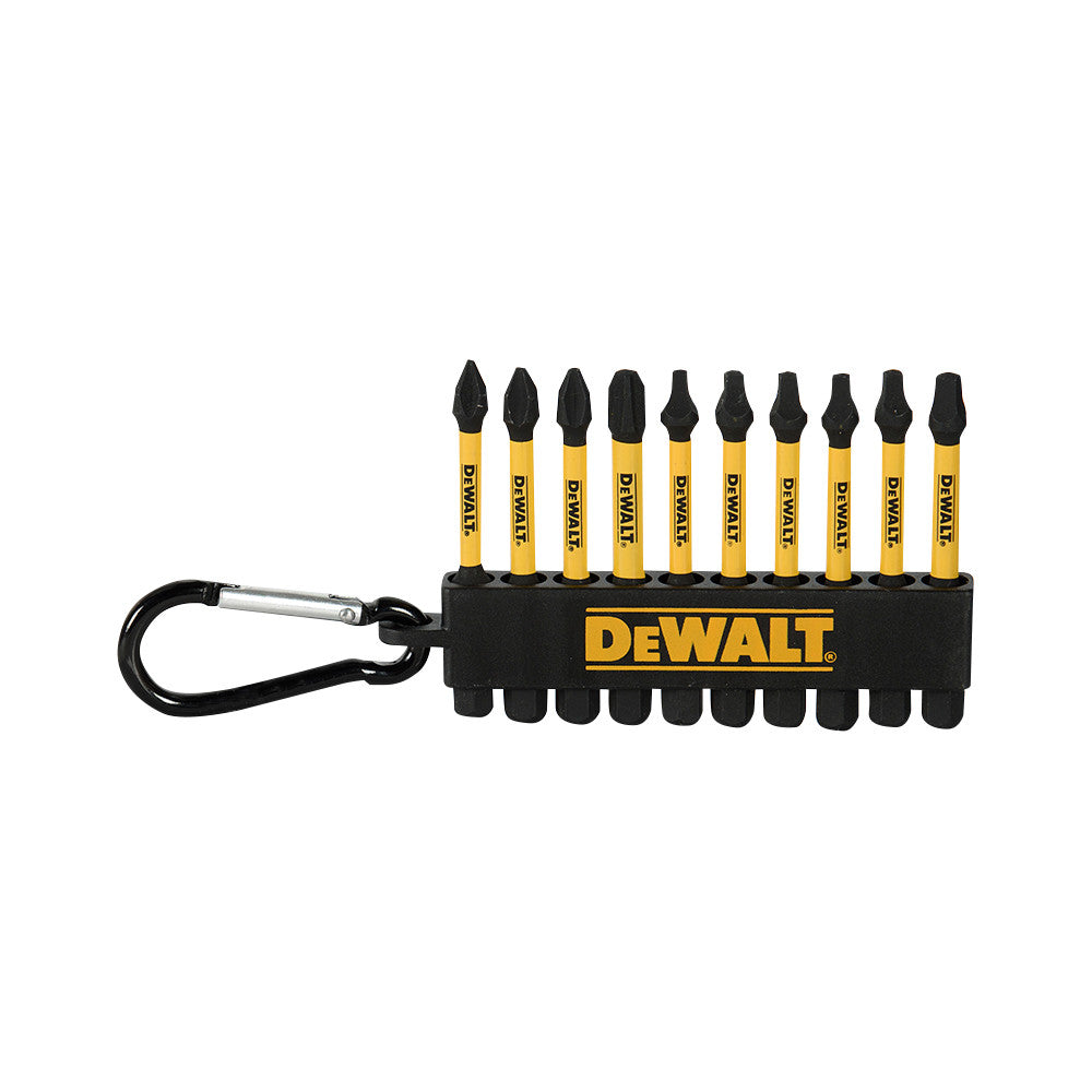 ENSEMBLE DE 10 EMBOUTS 2'' MIXTES AVEC MOUSQUETON