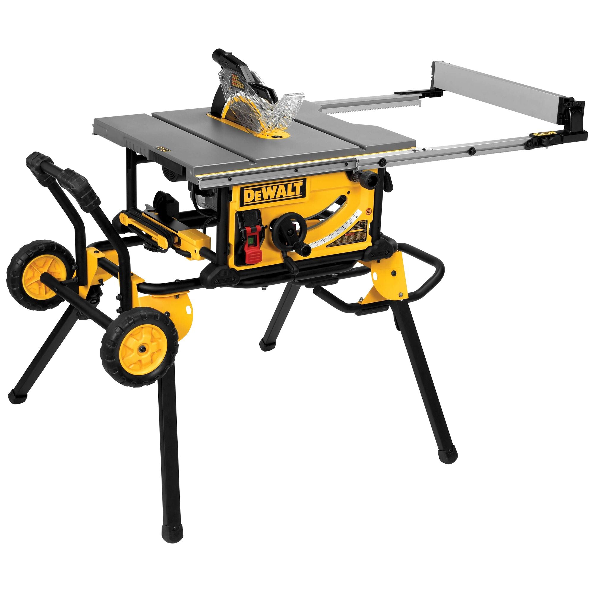 BANC DE SCIE 10'' ÉLECTRIQUE AVEC SUPPORT ROULANT