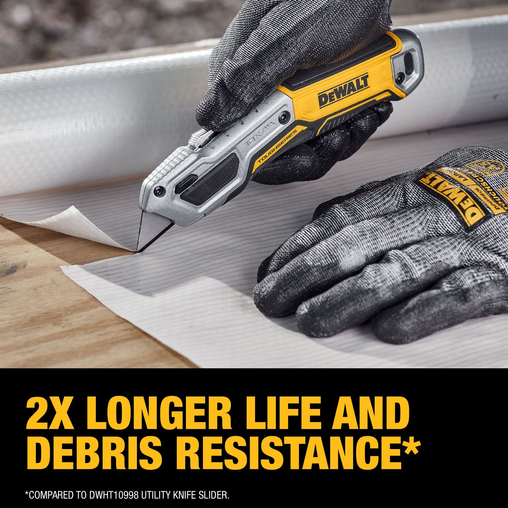 COUTEAU UTILITAIRE RÉTRACTABLE DEWALT TOUGHSERIES