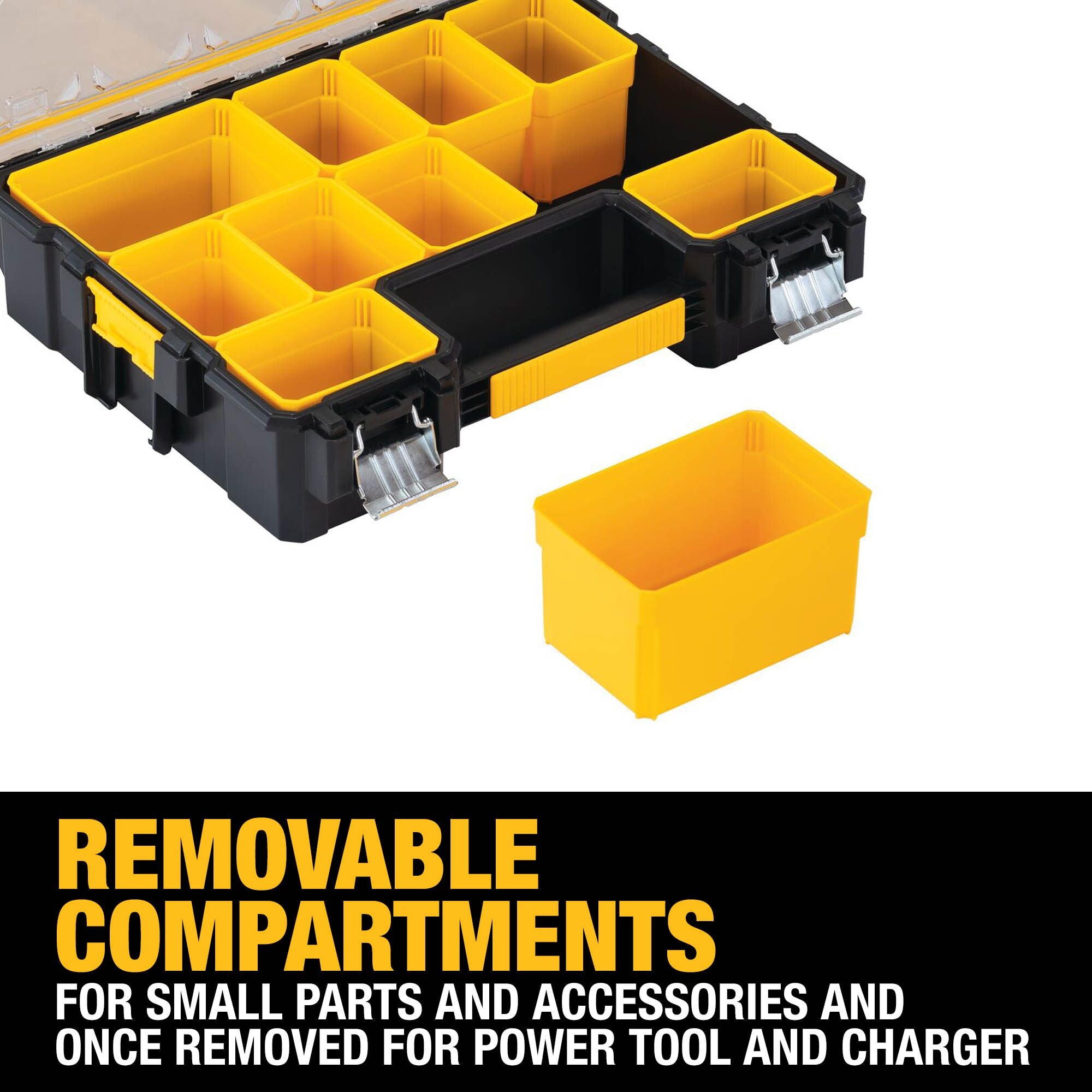 10-SECTION COMPARTMENT BOX