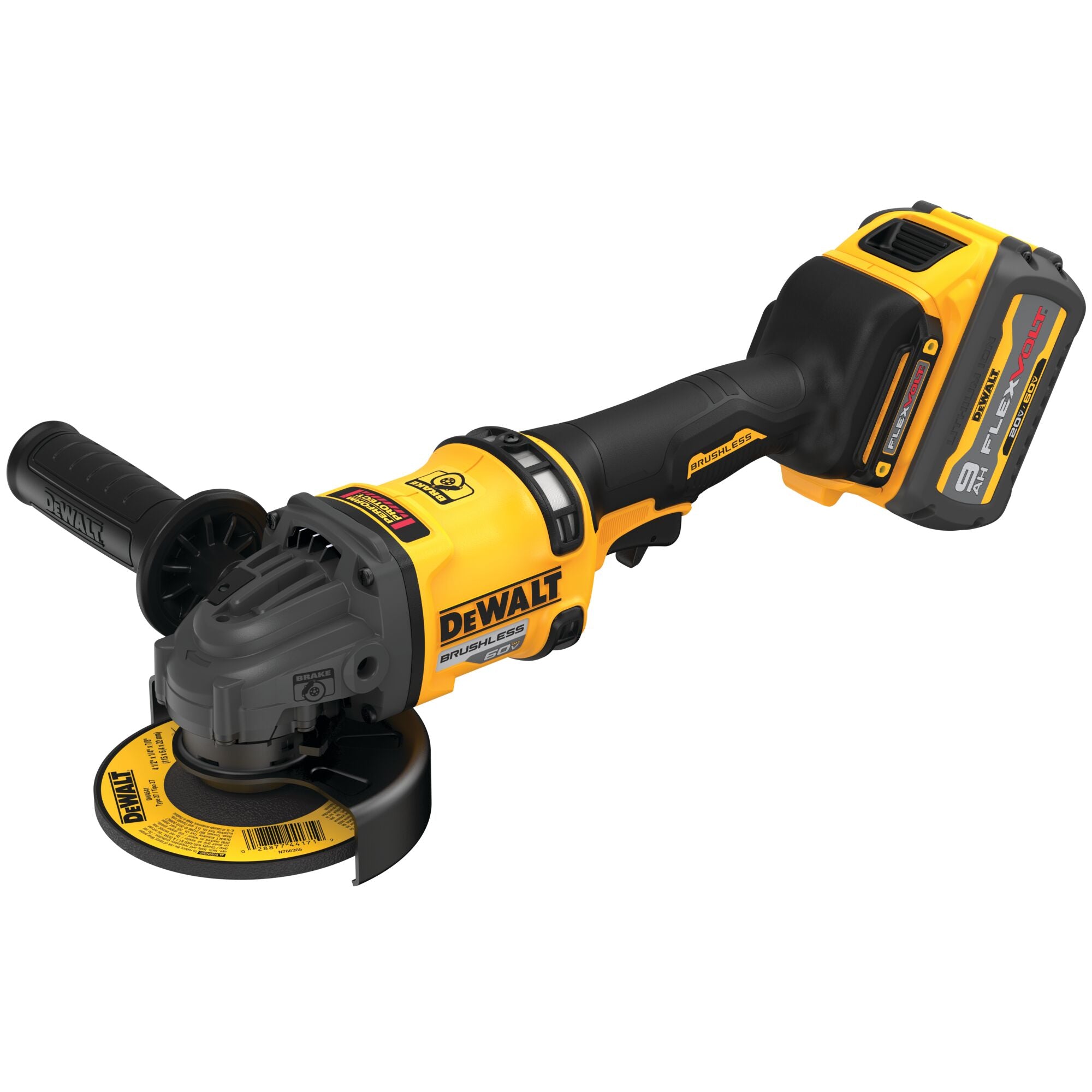 ENSEMBLE RECTIFIEUSE COUDÉE 4-1/2'' / 6'' FLEXVOLT 60V (9.0)