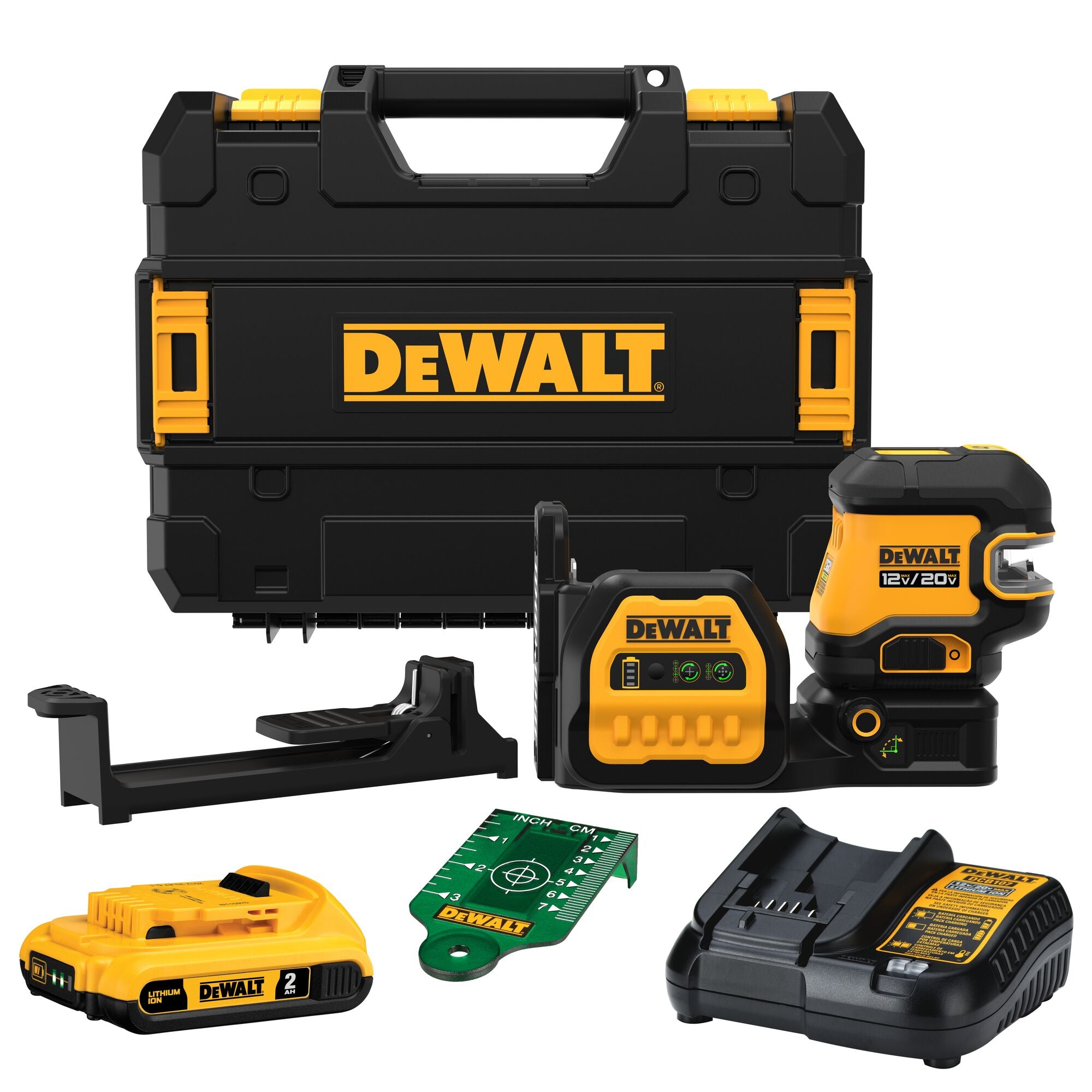 12V/20V 5-POINT 360° AUTOMATIC GREEN LASER LEVEL KIT