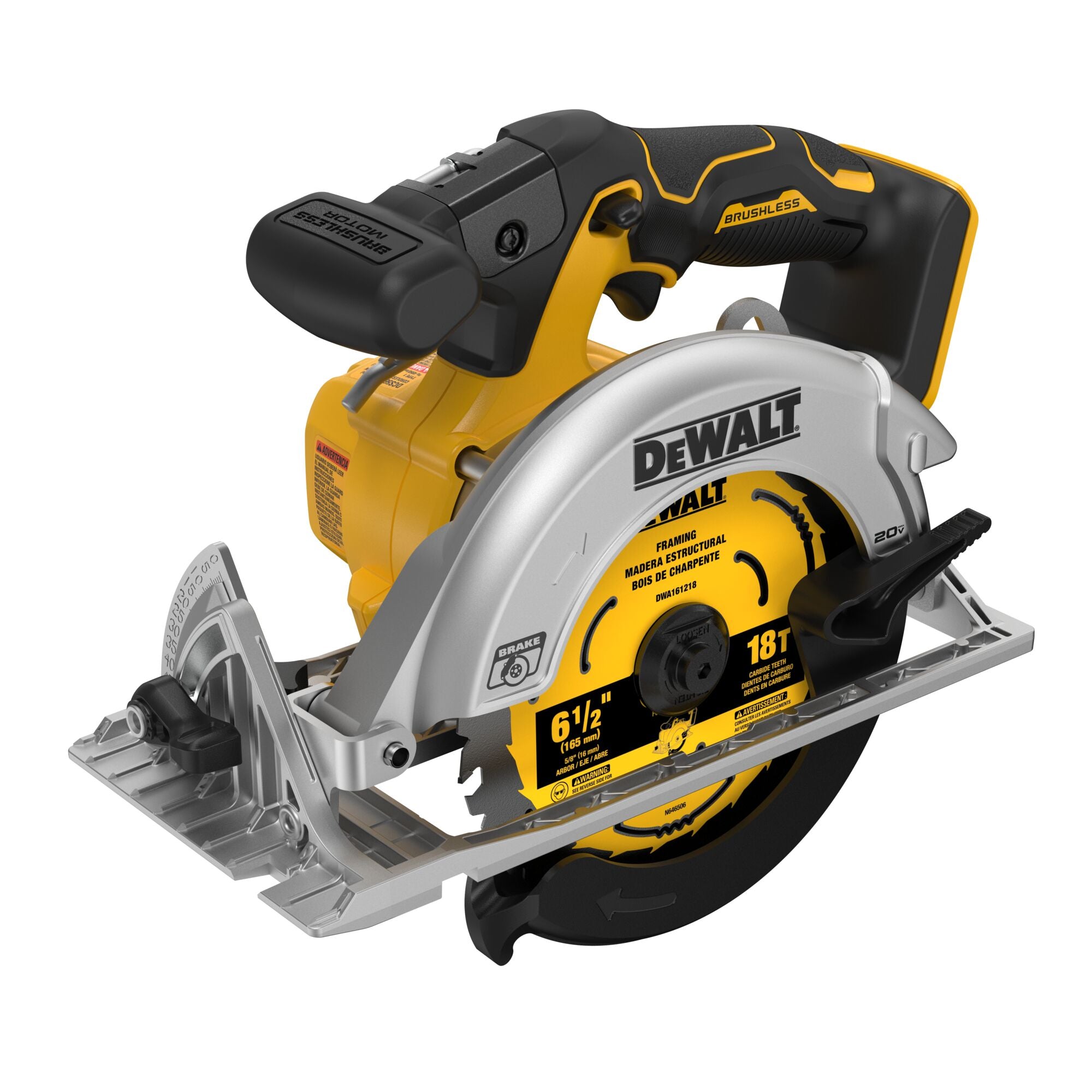 SCIE CIRCULAIRE 6-1/2'' BRUSHLESS 20V MAX