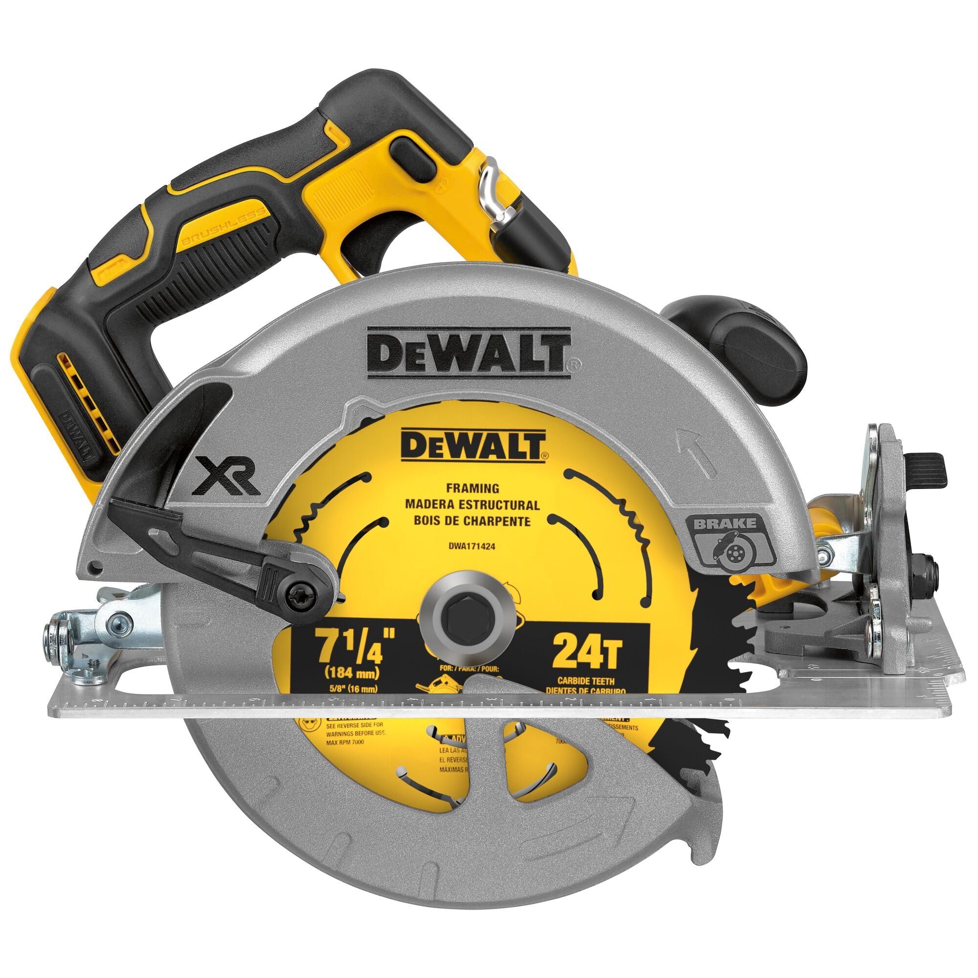 SCIE CIRCULAIRE 7-1/4'' BRUSHLESS 20V MAX