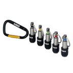PORTE-EMBOUTS 1/4'' 5 MCX AVEC MOUSQUETON