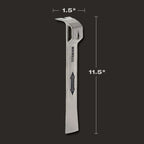 BARRE DE VITRAGE 8.5OZ EN TITANE MULTI-USAGE 11.5''