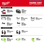 WHITE BOLT SAFETY HELMET TYPE 1 FRONT BRIM CLASS C