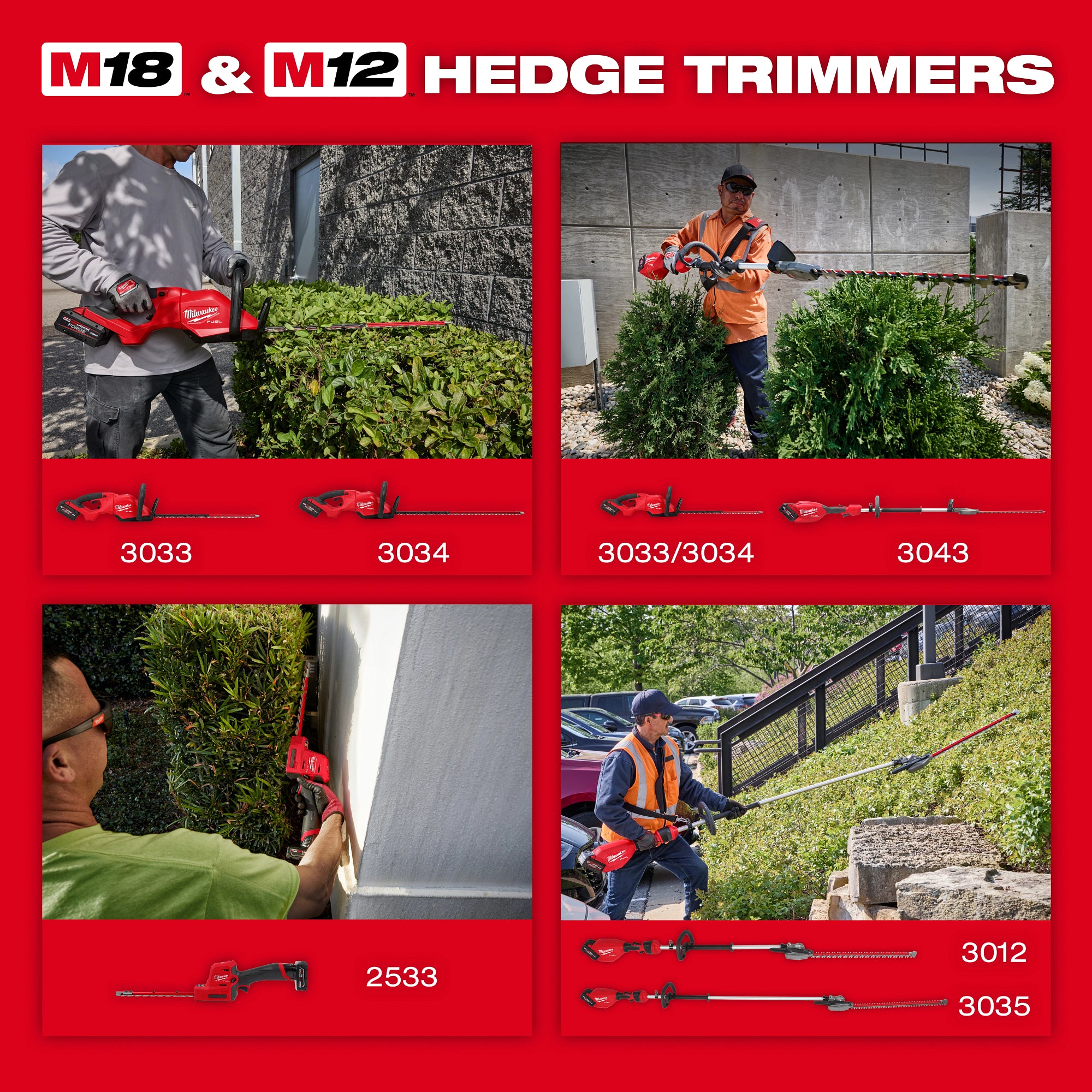 M18 FUEL BRUSHLESS 24" HEDGE TRIMMER