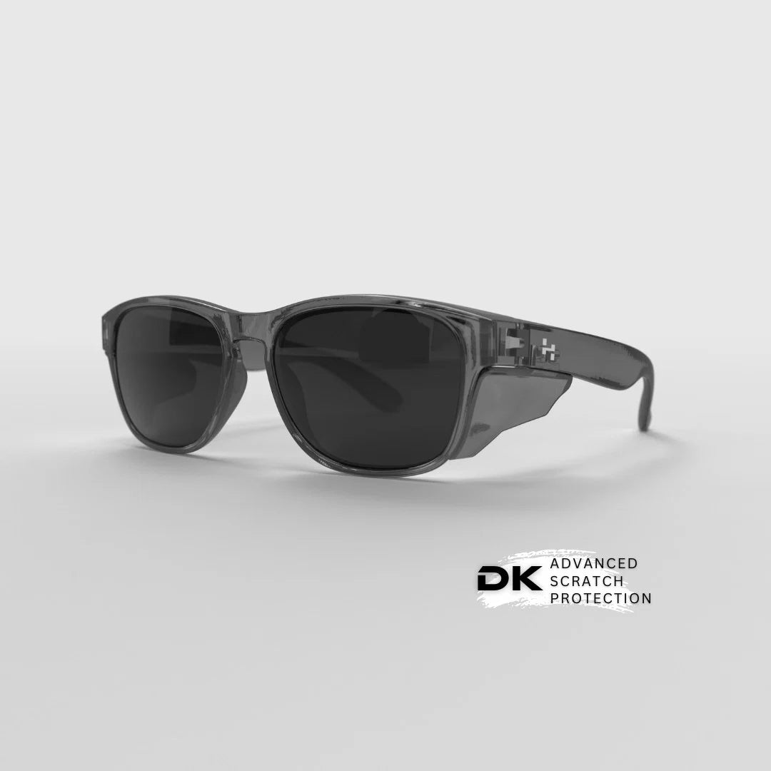 LUNETTES DE SÉCURITÉ HYSPECS ICON TEINTÉES GRIS FER