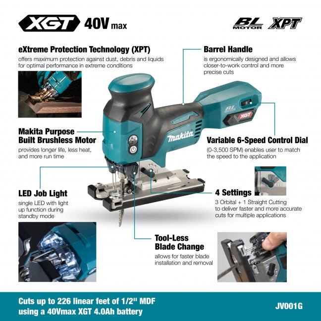 SCIE SAUTEUSE 40V XGT BRUSHLESS