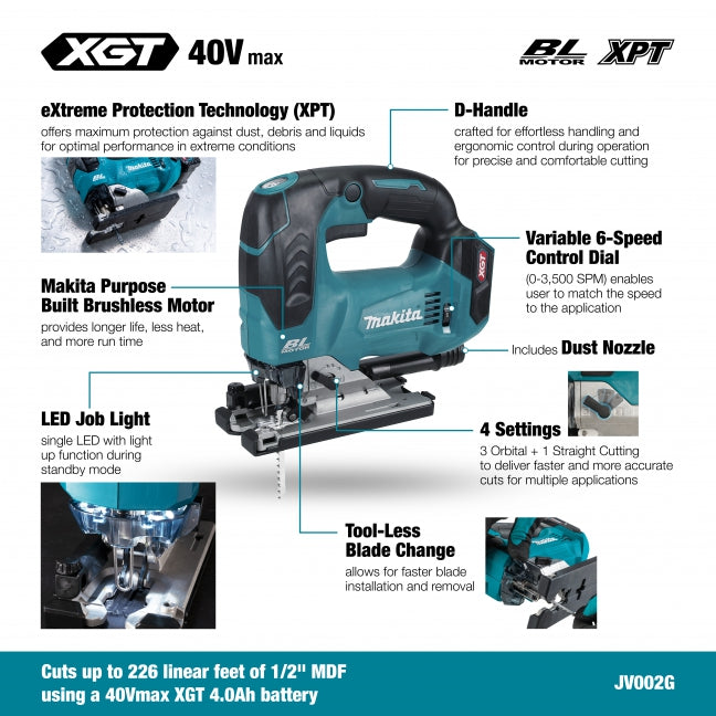 SCIE SAUTEUSE 40V XGT BRUSHLESS