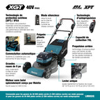21" 40V XGT BRUSHLESS SELF-PROPELLED LAWN MOWER