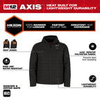 ENSEMBLE MANTEAU CHAUFFANT AXIS HEXON M12 ( NOIR - MEDIUM )