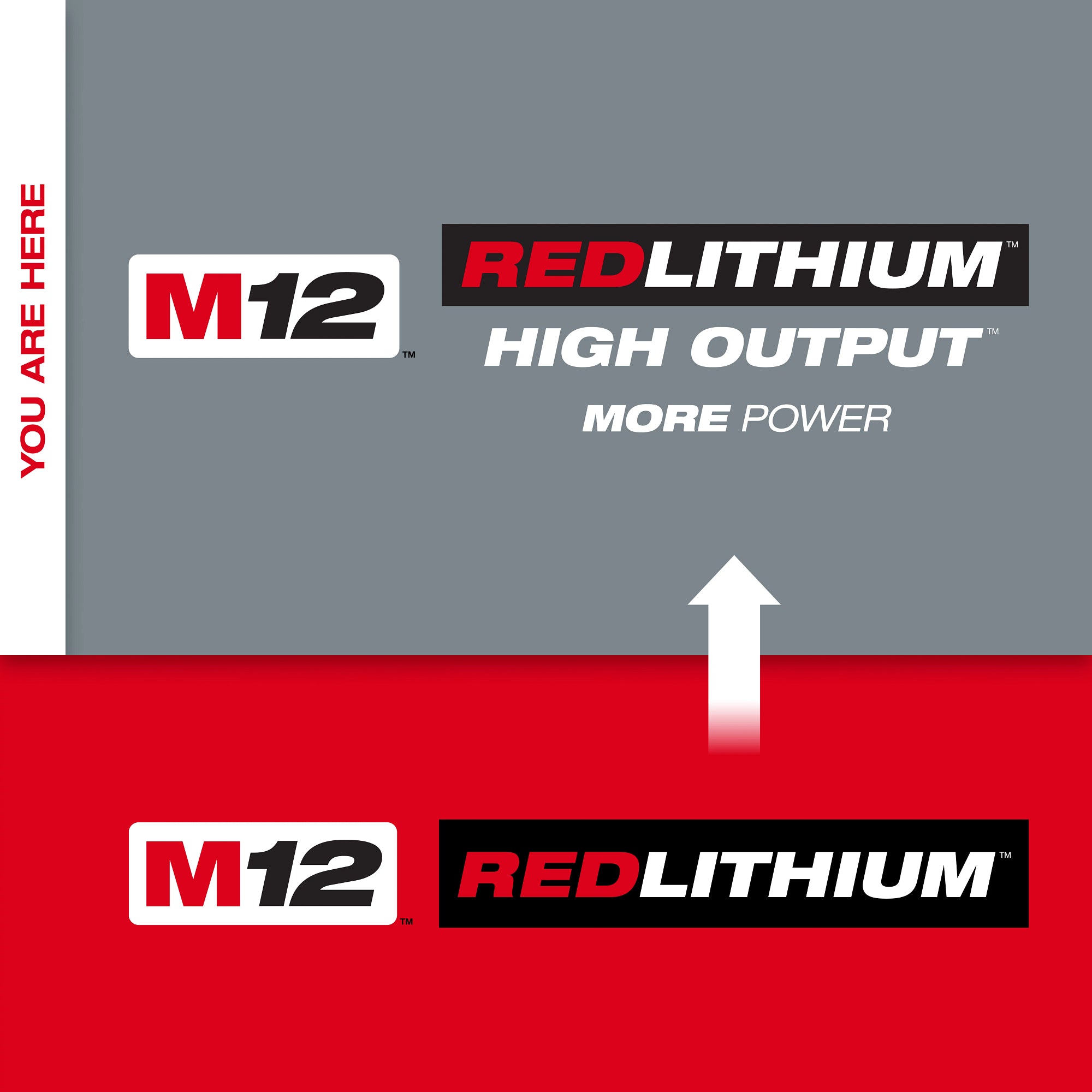 BATTERIE HIGH OUTPUT 2.5AH M12 REDLITHIUM CP2.5