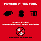 BLOC D'ALIMENTATION 3600W/1800W M18