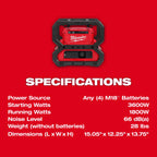 BLOC D'ALIMENTATION 3600W/1800W M18