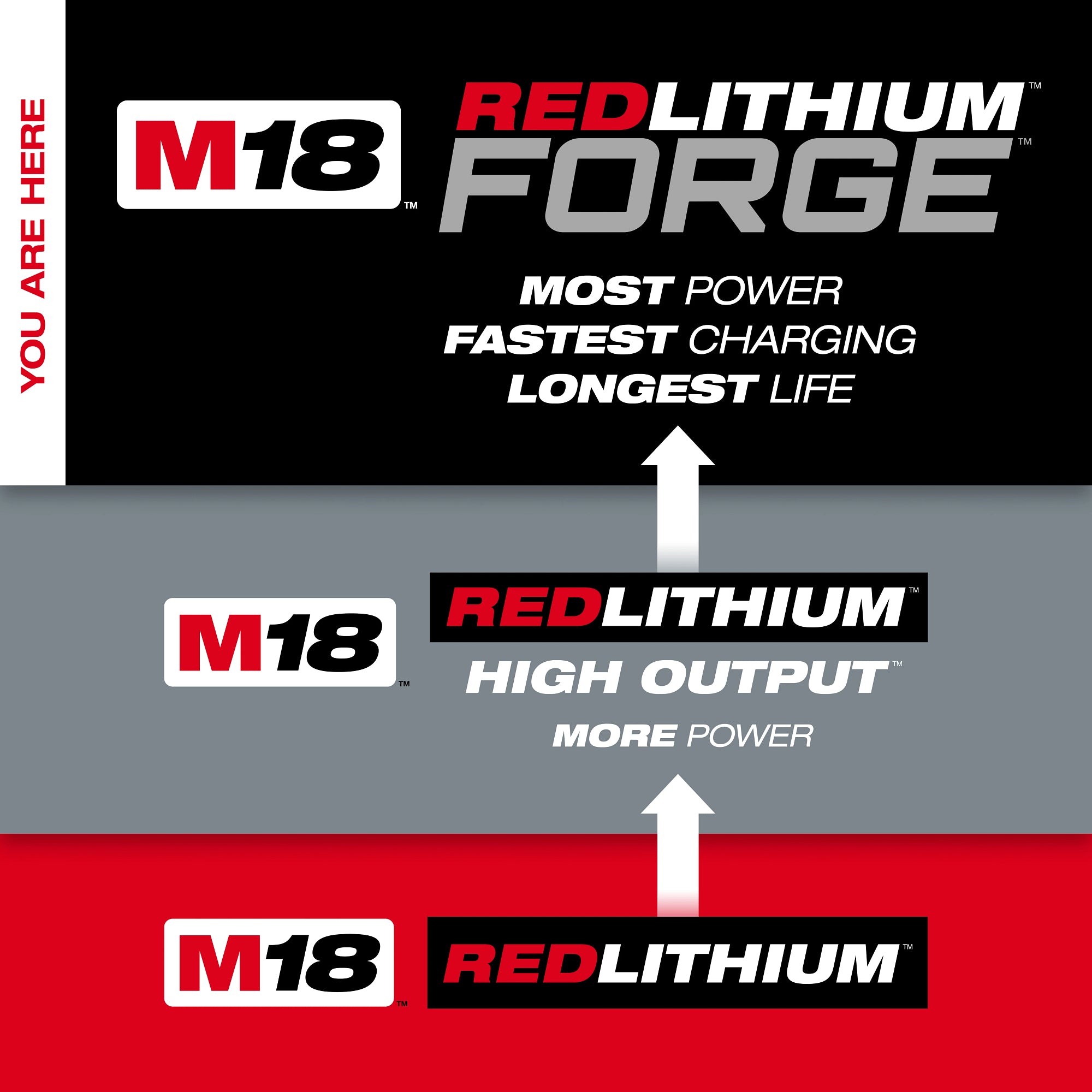BATTERIE 8.0AH M18 REDLITHIUM FORGE XC8.0