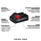 M18 REDLITHIUM HIGH OUTPUT CP3.0 3.0AH BATTERY