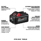 BATTERIE 6.0AH M18 REDLITHIUM HIGH OUTPUT XC6.0