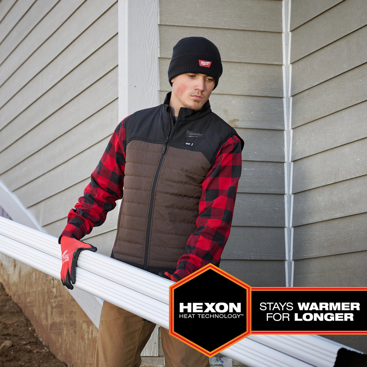 ENSEMBLE VESTE CHAUFFANTE AXIS HEXON M12 ( NOIR - MEDIUM )