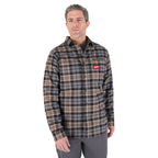 CHEMISE EN FLANELLE GRIDIRON (GRIS - MEDIUM)