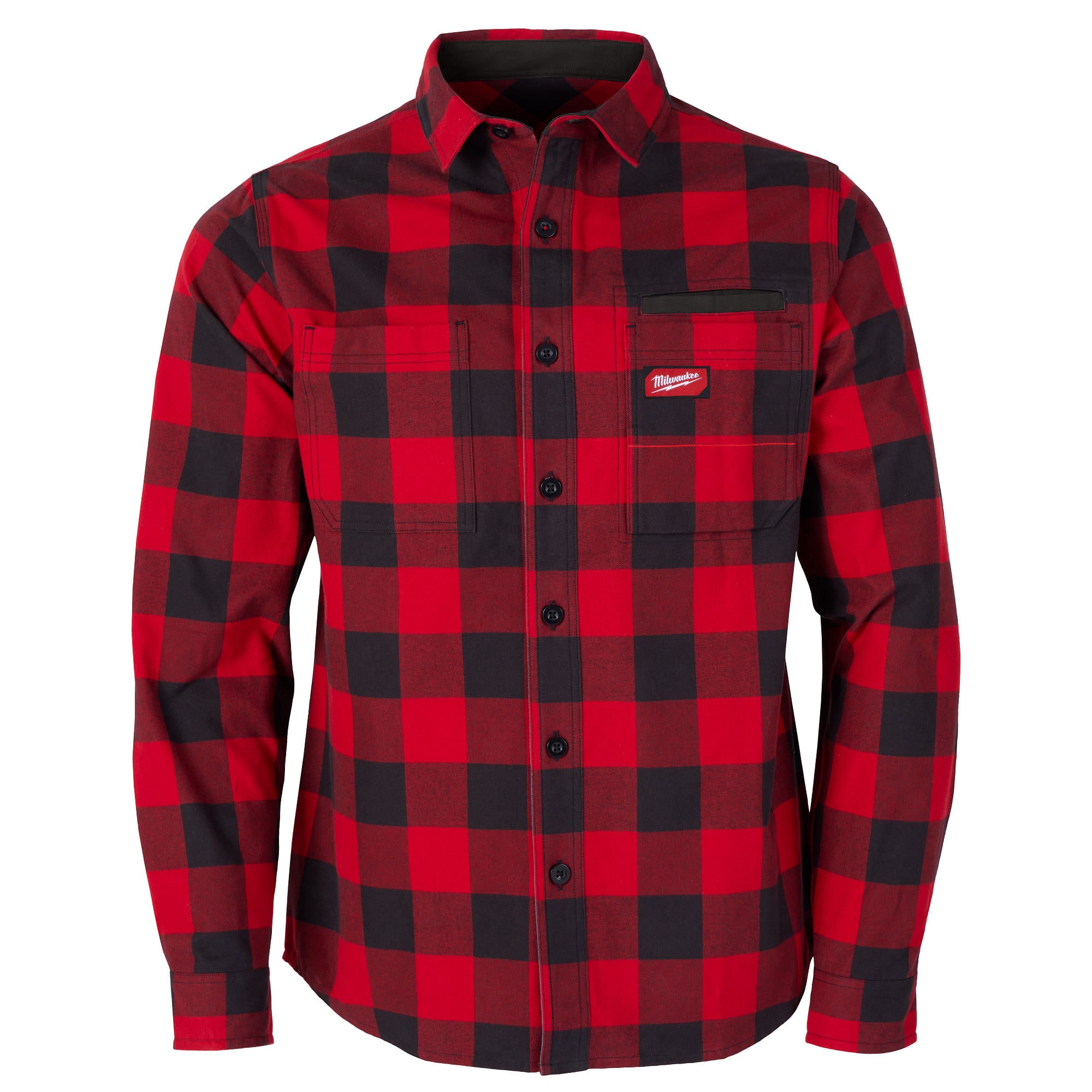 CHEMISE EN FLANELLE GRIDIRON (ROUGE - LARGE)