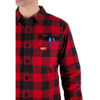 CHEMISE EN FLANELLE GRIDIRON (ROUGE - MEDIUM)