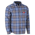 CHEMISE EN FLANELLE GRIDIRON (BLEU - LARGE)