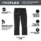 PANTALON DE TRAVAIL FREEFLEX NOIR ( 30 X 32 )