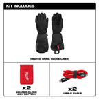 ENSEMBLE SOUS-GANTS HIVER CHAUFFANT ( NOIR - MEDIUM )