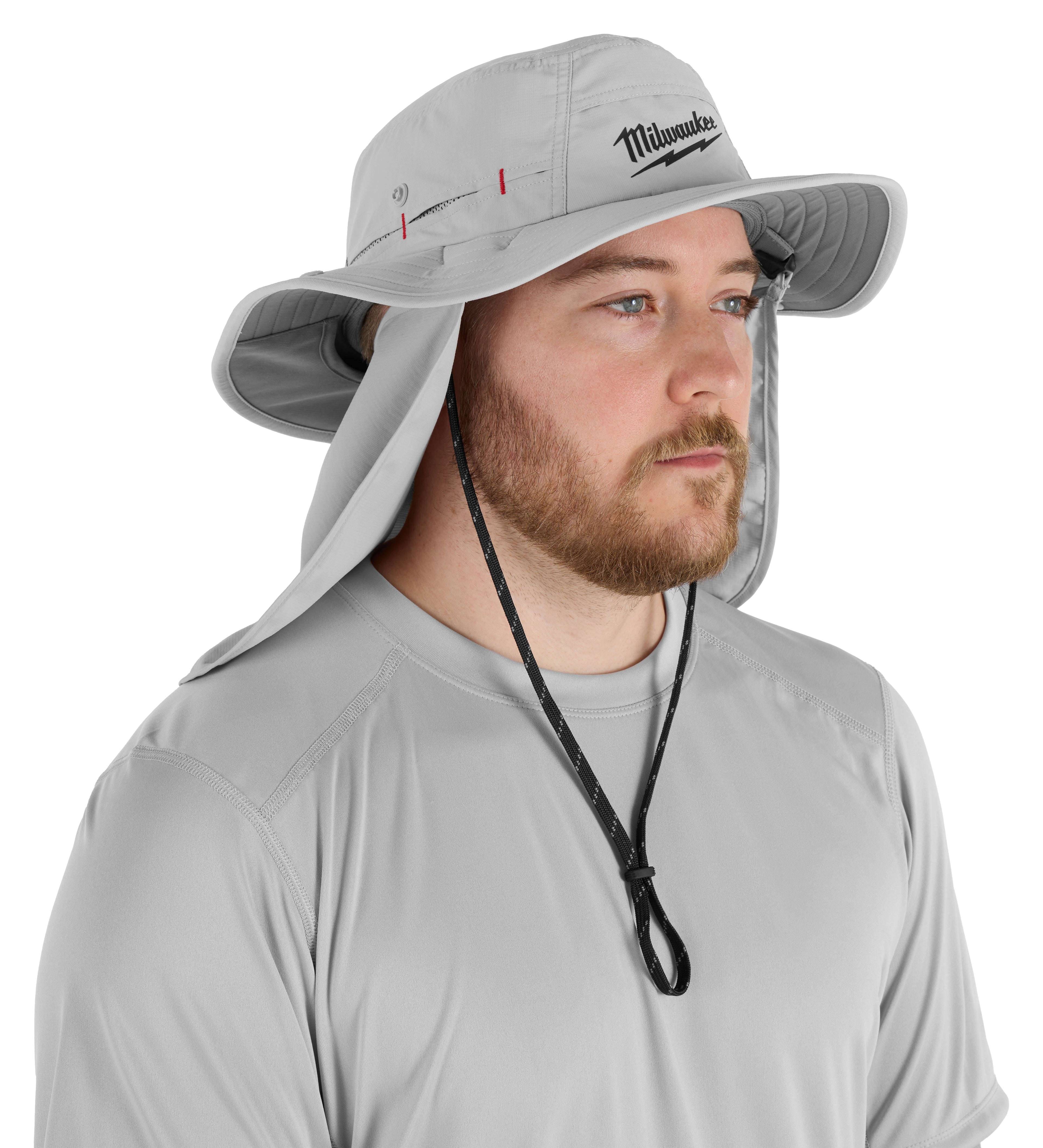 CHAPEAU PARE-SOLEIL WORKSKIN GRIS ( S-M )