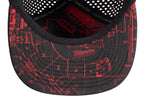 CASQUETTE SNAPBACK À PALETTE PLATE - NOIR