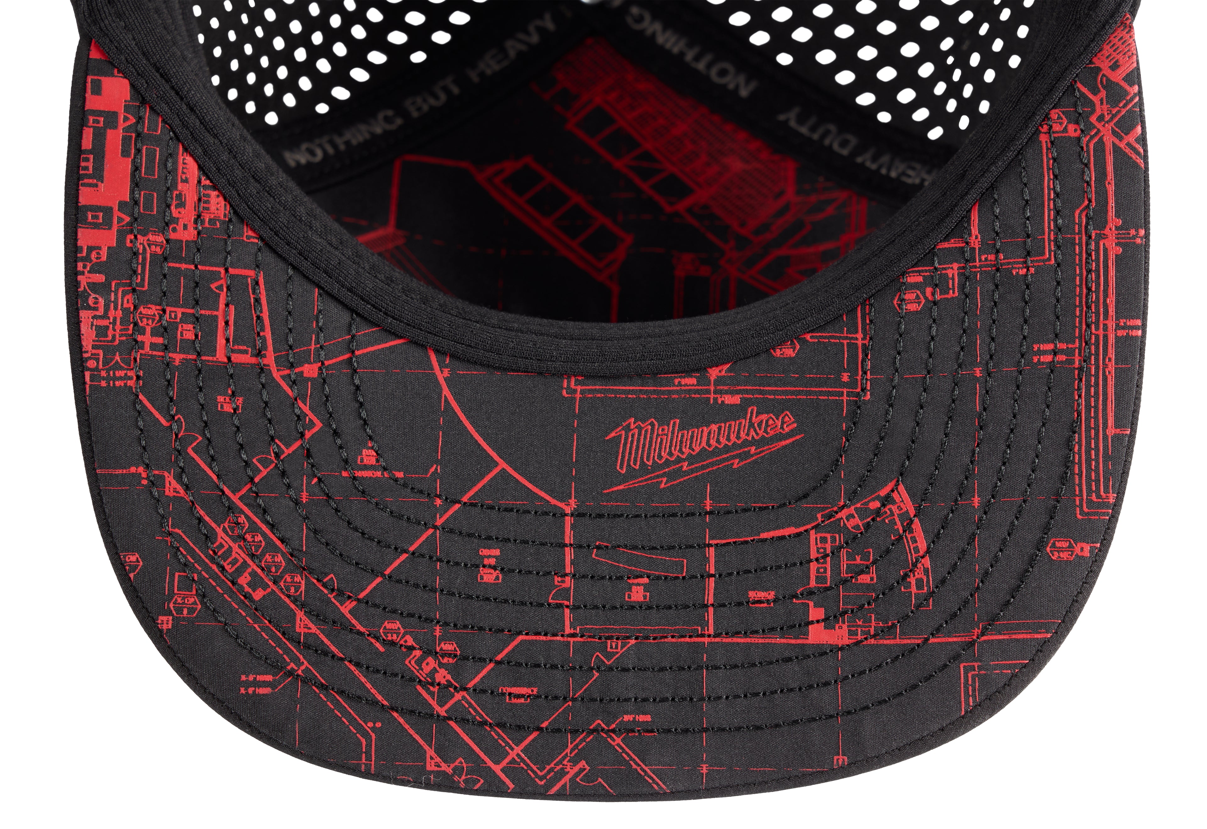 CASQUETTE SNAPBACK À PALETTE PLATE - NOIR