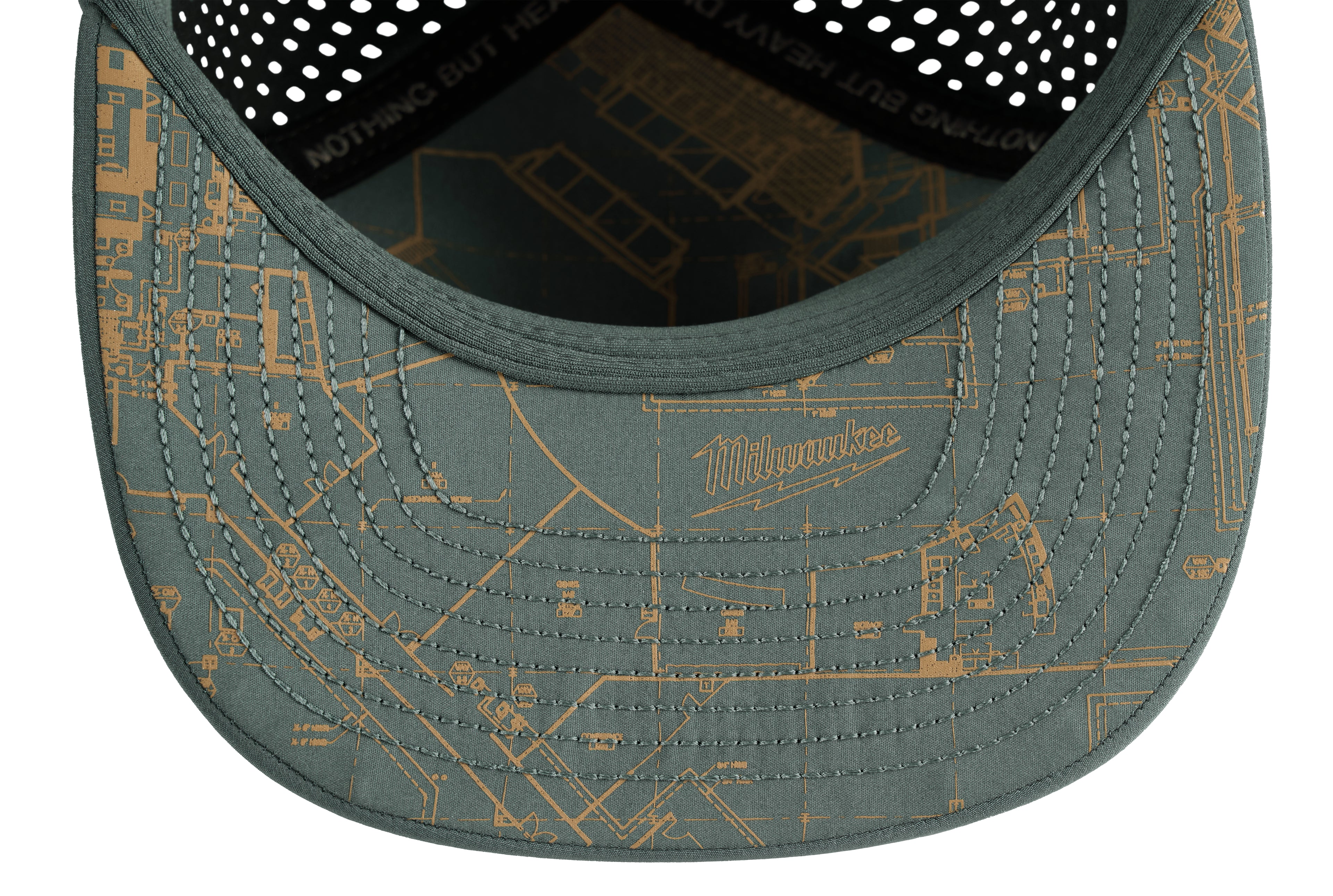 CASQUETTE SNAPBACK À PALETTE PLATE - VERT