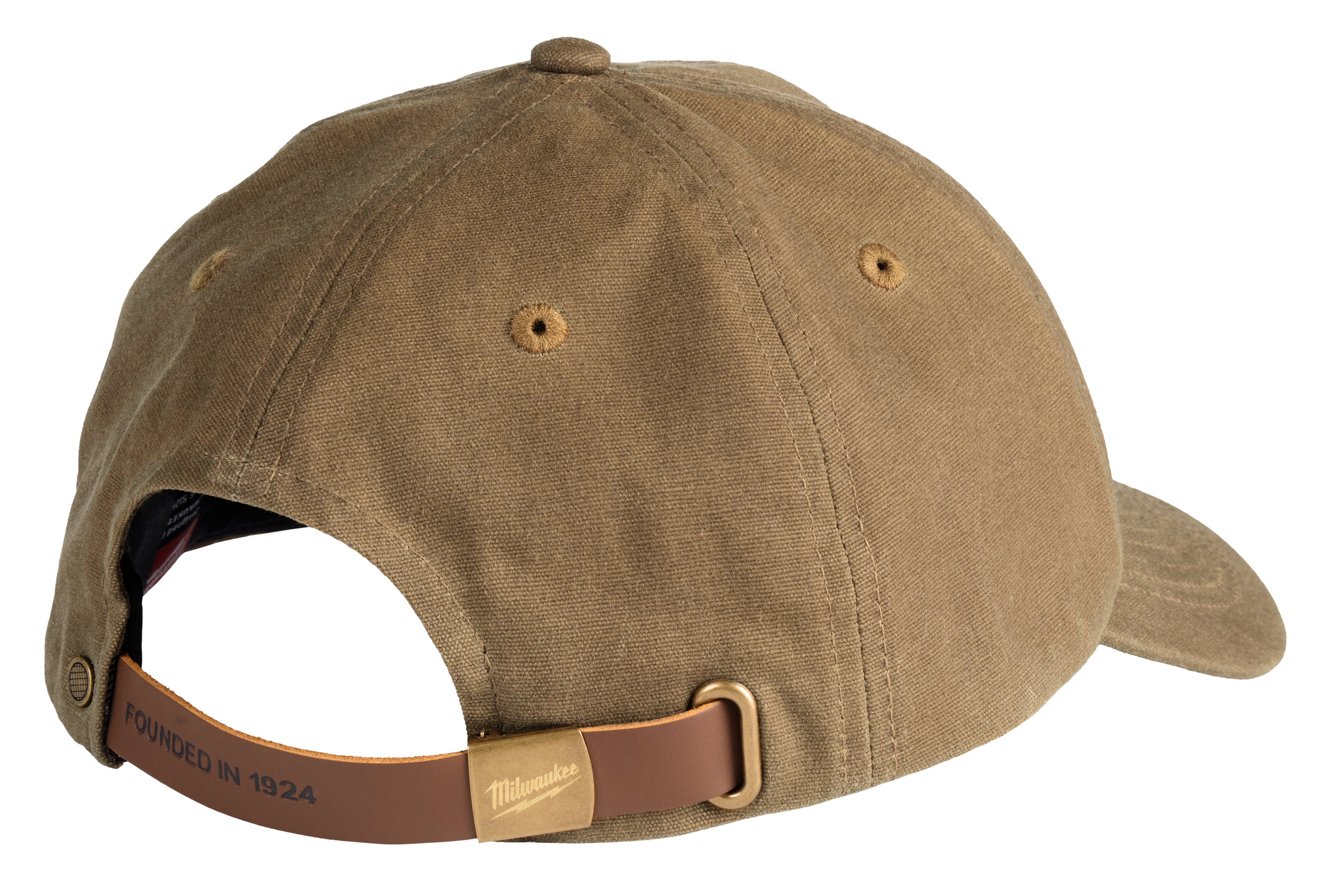 CASQUETTE AJUSTABLE EN TOILE CIRÉE - KHAKI