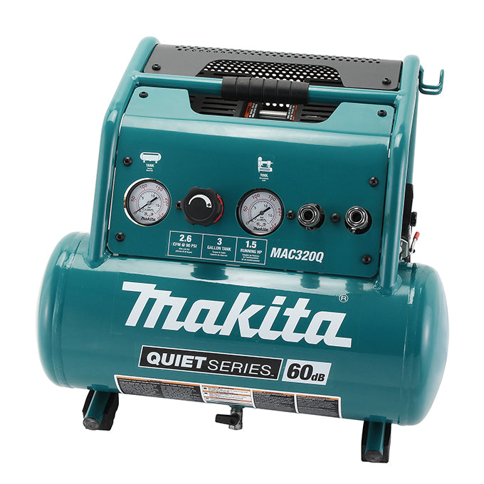 COMPRESSEUR 1.5HP 3 GALLONS SÉRIE SILENCIEUSE