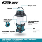 RADIO FM & BLUETOOTH AVEC LANTERNE 310 LUMENS 40V XGT
