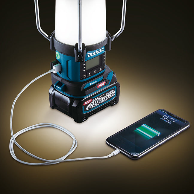 RADIO FM & BLUETOOTH AVEC LANTERNE 310 LUMENS 40V XGT