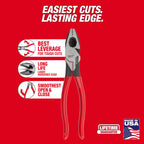 9'' PLIERS WITH DIPPED HANDLE (USA)