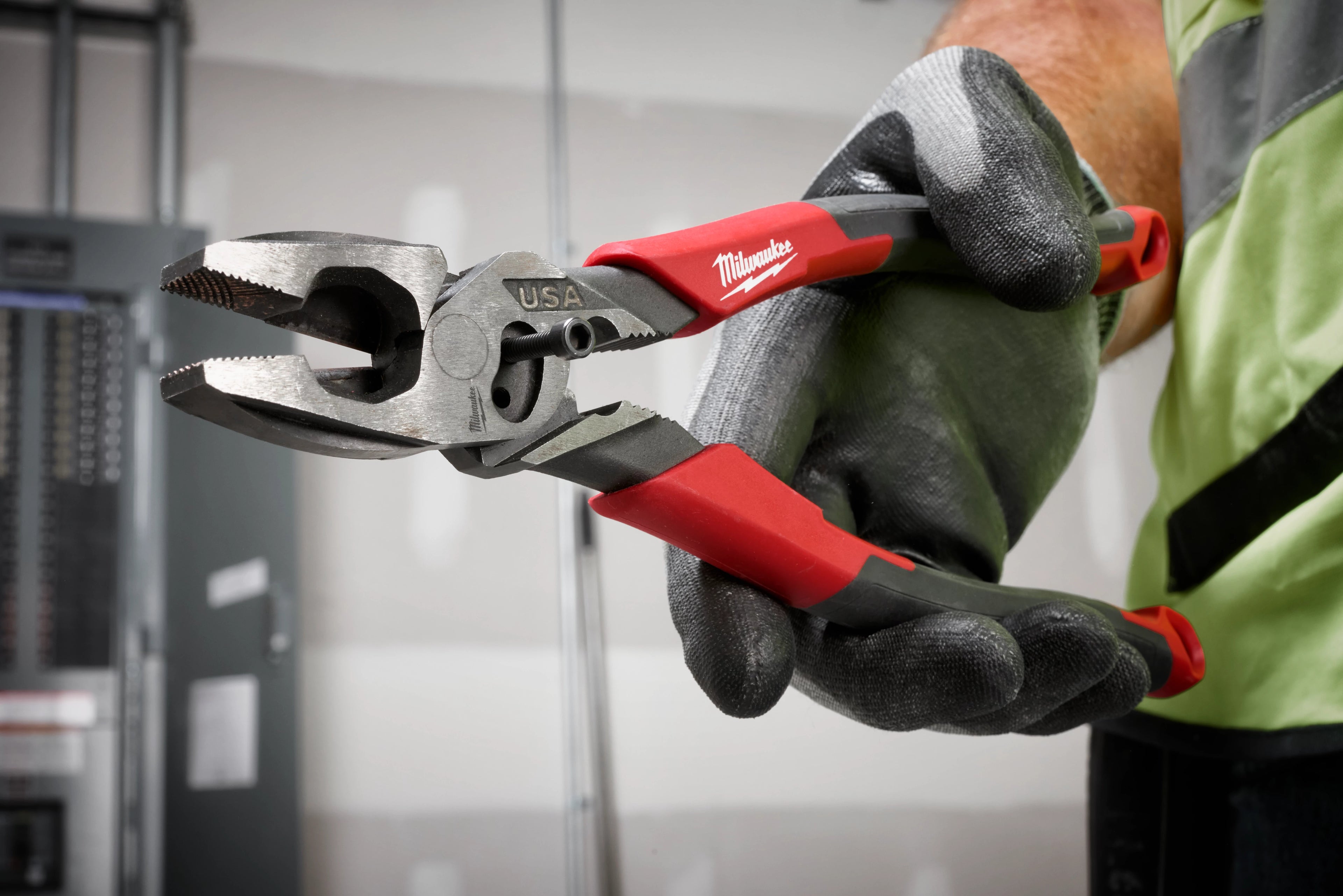 9" CUSHIONED PLIERS WITH CRIMPER AND BOLT CUTTER (USA)