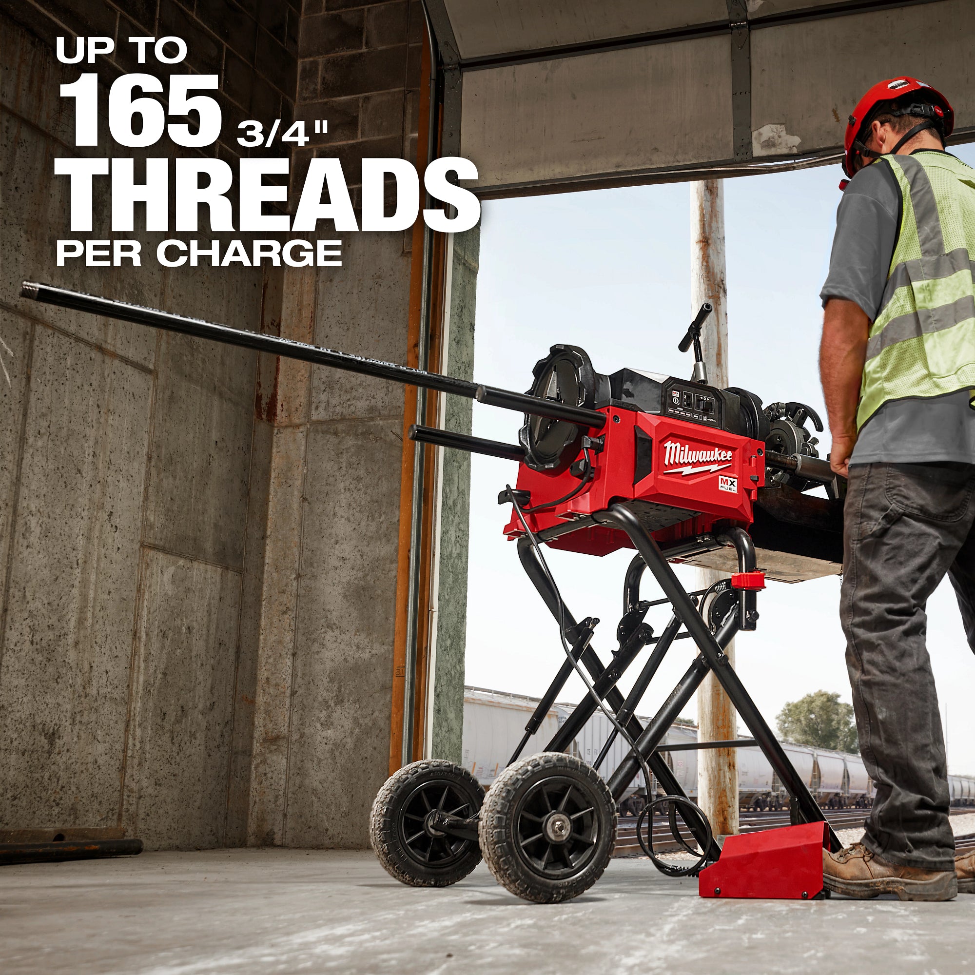 ENSEMBLE DE FILETEUSE DE TUYAUX MX FUEL (XC406)