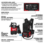 ENSEMBLE DE POMPE SUBMERSIBLE 2'' 1HP MX FUEL (XC8.0)