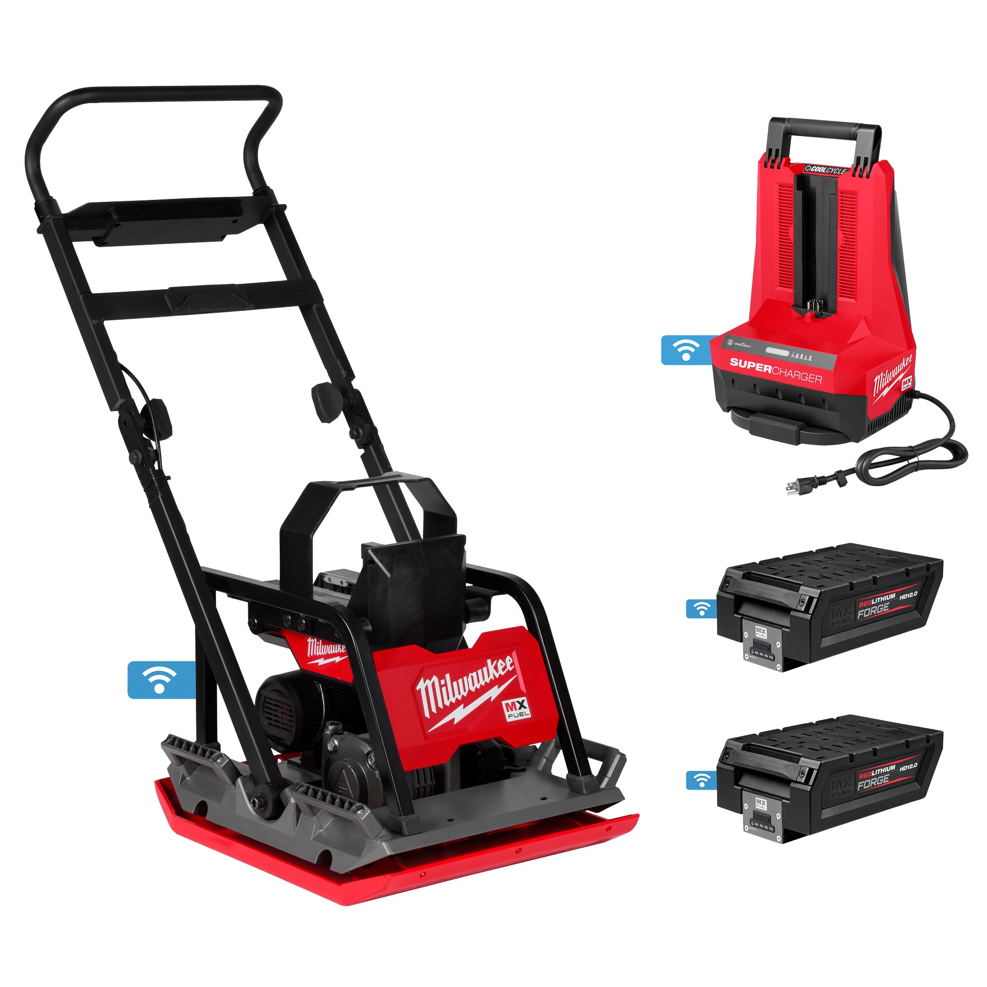 ENSEMBLE COMPACTEUR À PLAQUE 20'' MX FUEL (HD12.0)