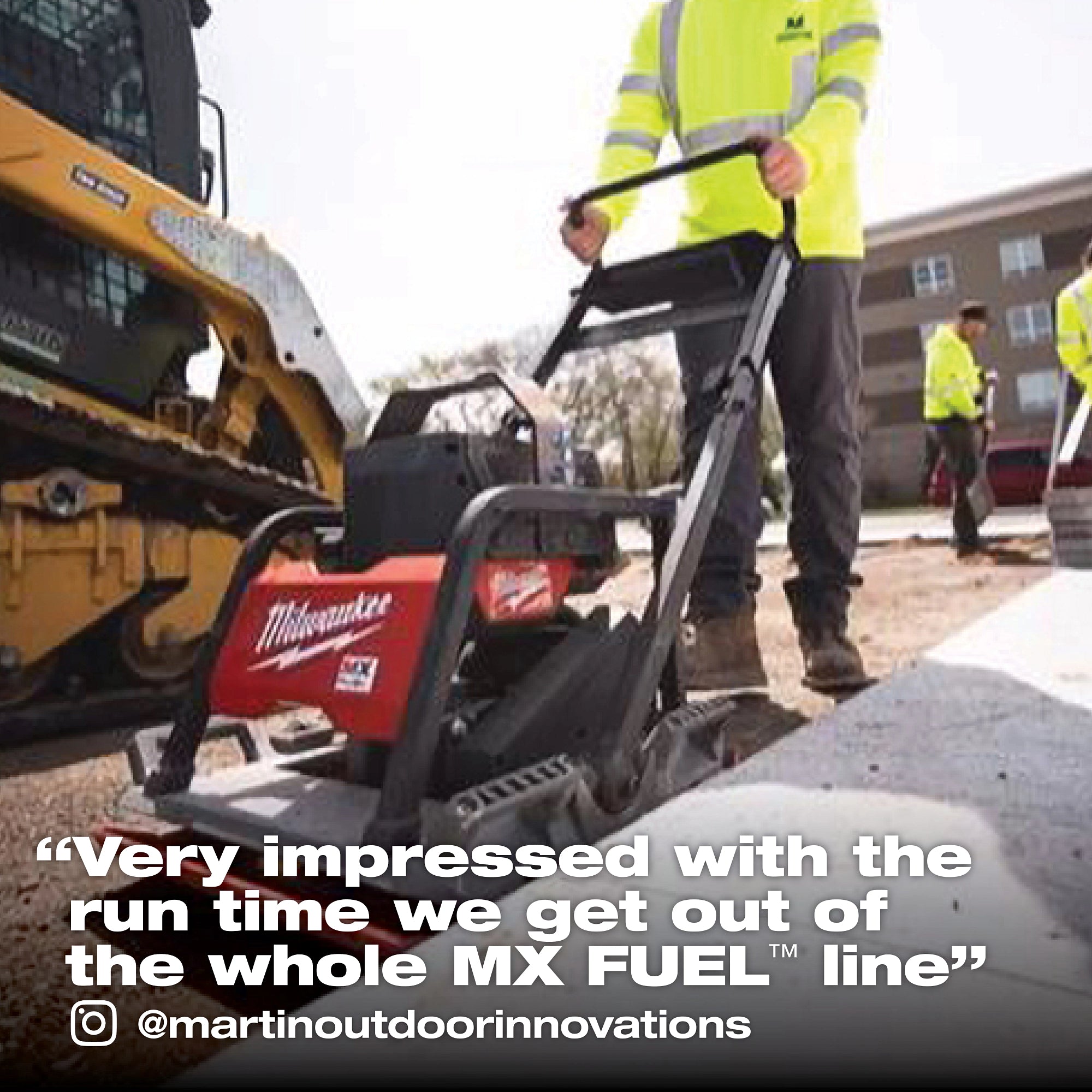 ENSEMBLE COMPACTEUR À PLAQUE 20'' MX FUEL (HD12.0)